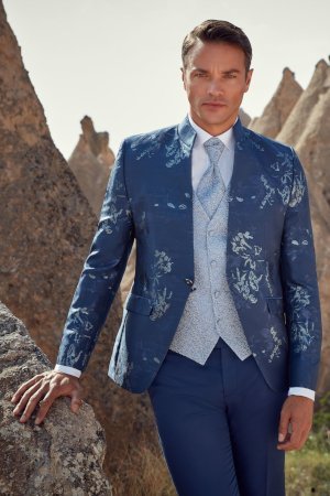 Costume de mariage beige - Caralys Mariage Nice